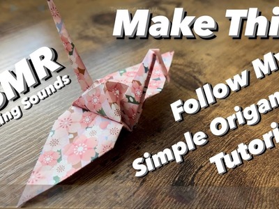How to Make Origami Paper Cranes Tutorial - Easy and Simple Steps