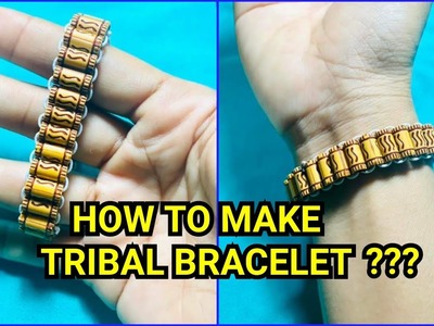 How To Make Tribal Bracelet | Lucky Charm | DIY CREATION by JEZY M.