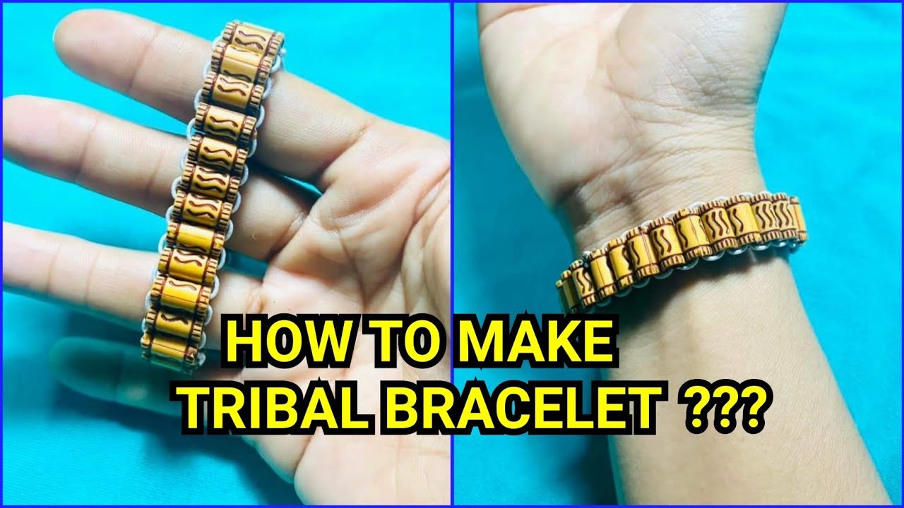 How To Make Tribal Bracelet | Lucky Charm | DIY CREATION by JEZY M.