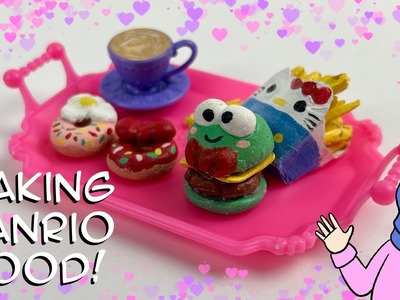 Making SANRIO Food From Clay! ????????