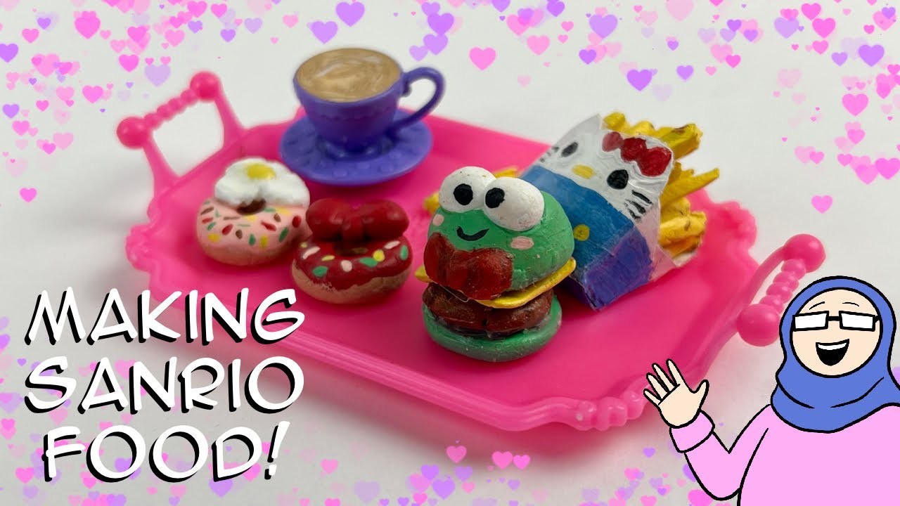 Making SANRIO Food From Clay! ????????