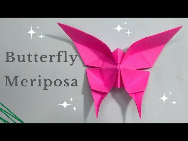 Origami butterfly meriposa - how to make origami butterfly meriposa|Easy Paper step by step