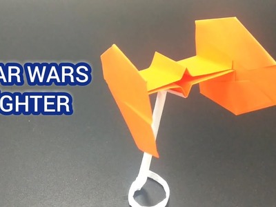 Origami How To Make a Paper STAR WARS FİGHTER Kağıttan Yıldız Savaşları Uçağı #keşfet #diy #easy