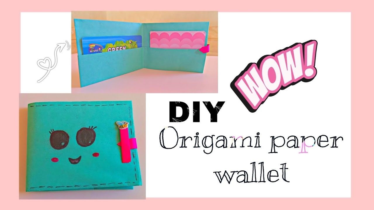 Origami paper wallet ???? ll DIY ll easy#cute#Locky Kids