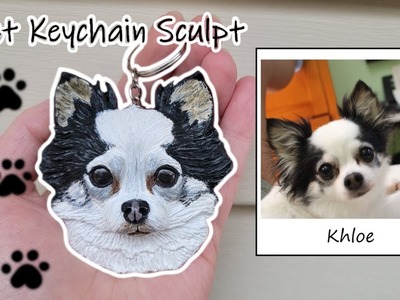Sculpting a Custom Polymer Clay Pet Dog Keychain: Khloe the Chihuahua