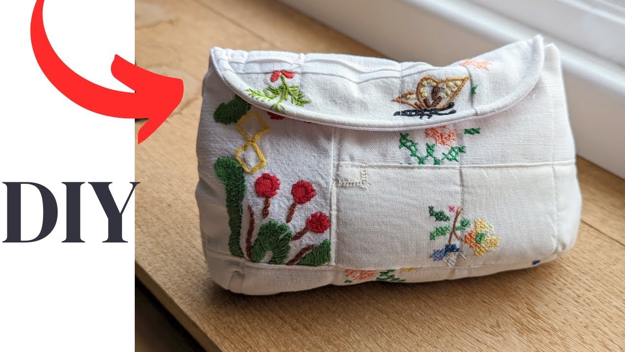 Sewing project from scraps of fabric, small beautiful scraps to make something useful!