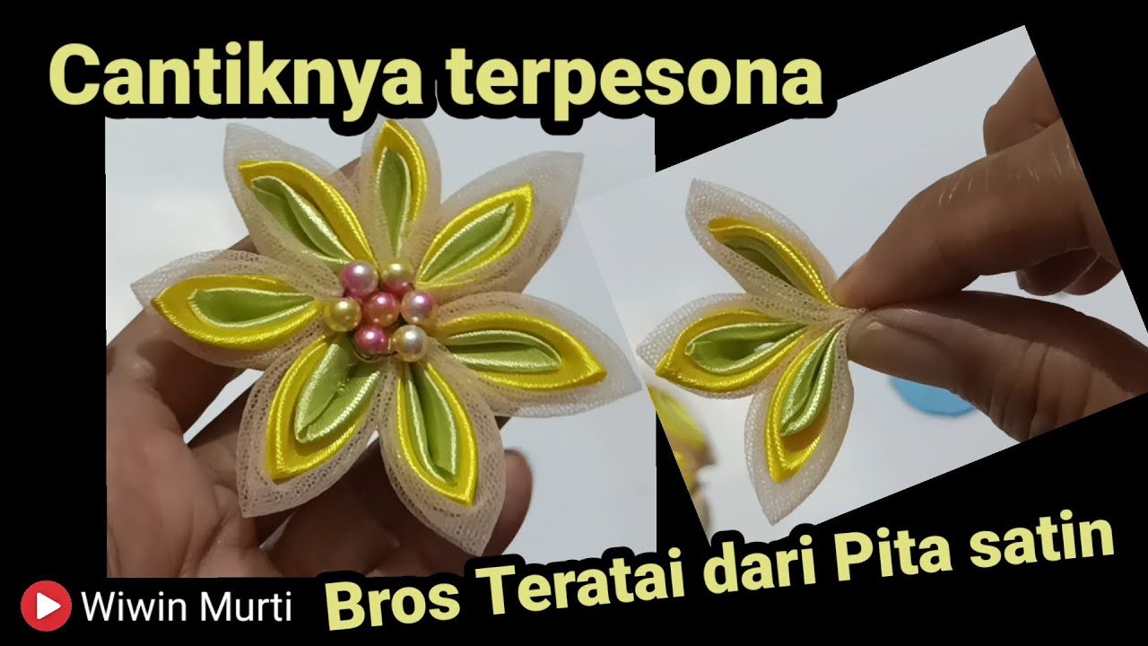 Stunning, this Lotus Brooch is so beautiful #wiwinmurti #how #tutorial #brooch