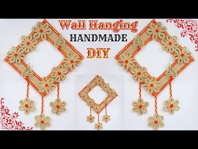 Wall Hanging Craft Ideas | DIY Home Decor | Jute Craft Ideas | Home Decorating Ideas Handmade | DIY