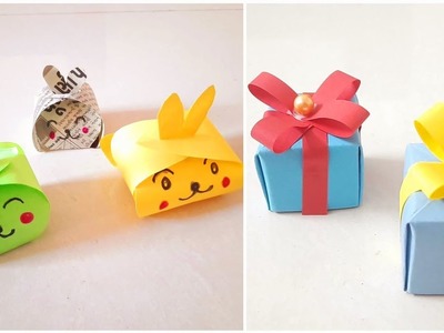 2 Beautiful Gift Box Ideas | Gift Box Making  | Valentines Gift Box | Gift Box Making with Paper