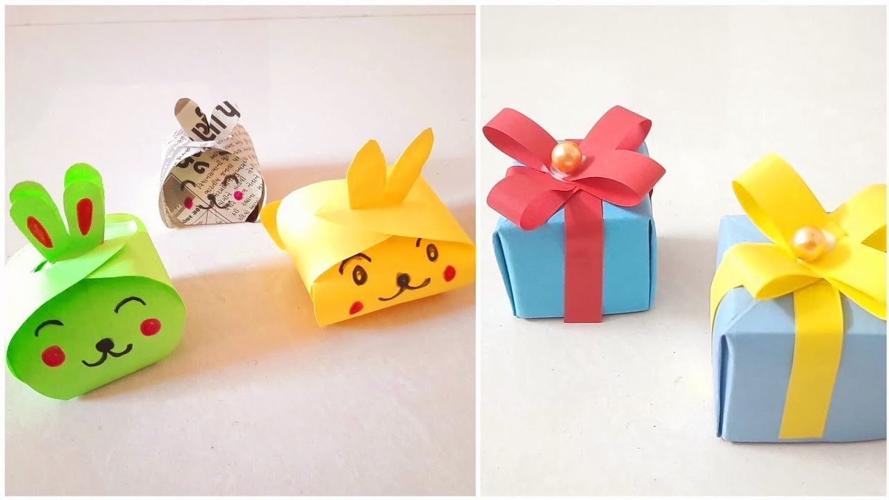 2 Beautiful Gift Box Ideas | Gift Box Making  | Valentines Gift Box | Gift Box Making with Paper