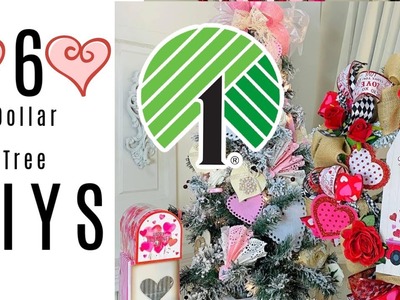 ????6 DIY DOLLAR TREE VALENTINES DAY.ROMANTIC DECOR CRAFTS ????Olivias Romantic Home DIY