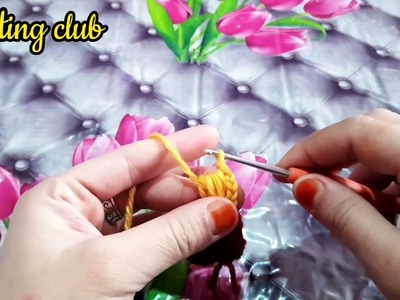 ????Beautiful flower???? crochet for beginners#knittingclub