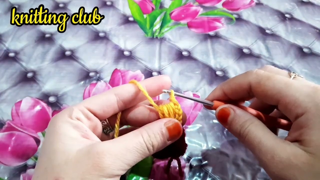 ????Beautiful flower???? crochet for beginners#knittingclub