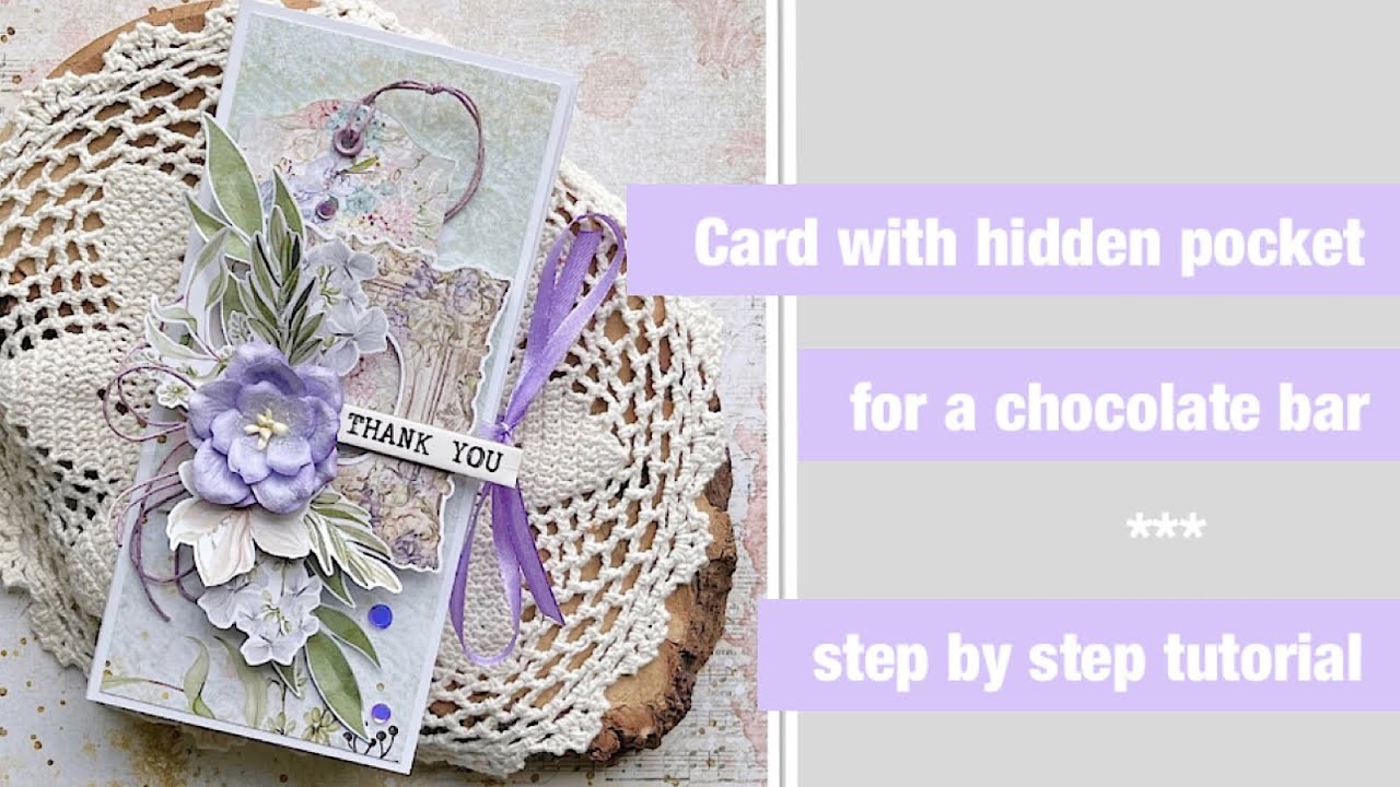 Card with hidden chocolate ???? @CraftOClock #cardmaking #chocolatebox