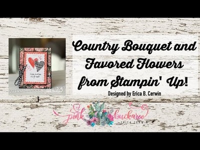 Country Bouquet Gift Card Holder Fancy Fold