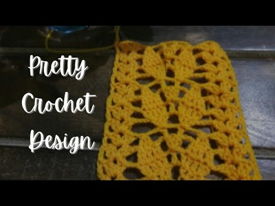 Crochet Pattern.Pretty crochet design.Crochet pattern for scaves.