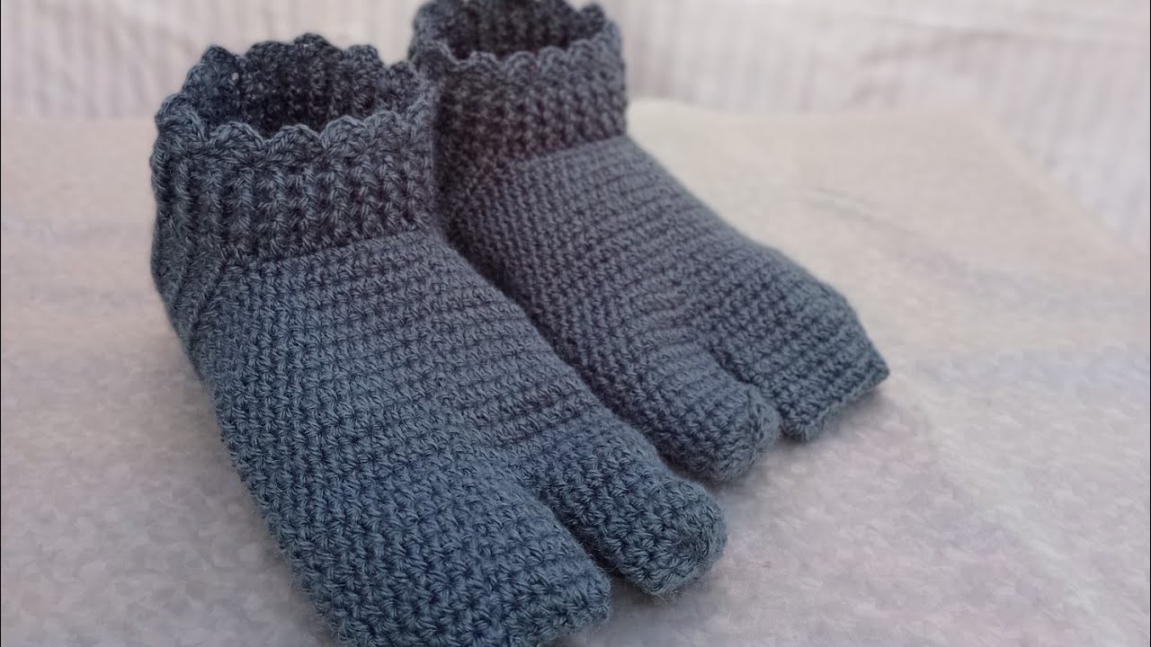 Crochet Thumb Socks # Woolen Socks # crosia se socks banane k aasan tarika