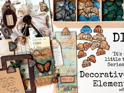 DIY Decorative Tabs - 'It's the Little Things' Series - #1 with Kerry