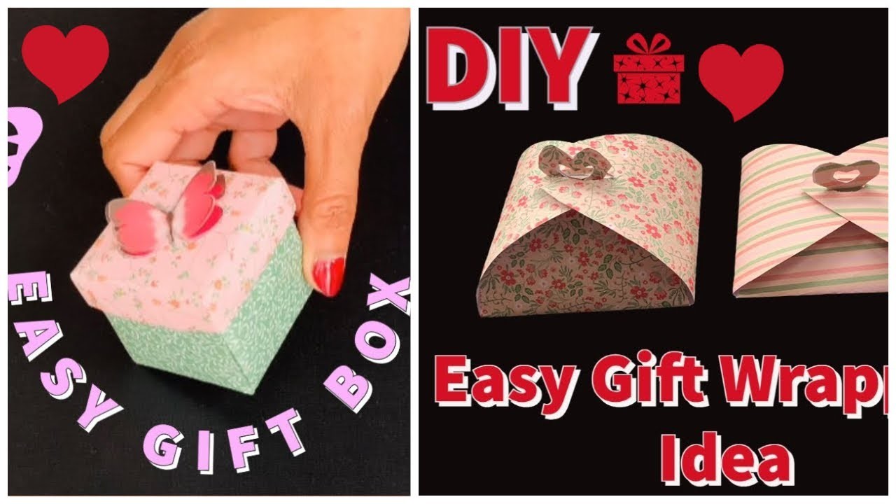 DIY Gift Box Ideas | How to make Gift Box | Easy Paper Crafts| Gift Wrapping Idea |Gift Box Tutorial