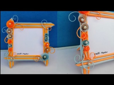 DIY paper photo frame |photo frame