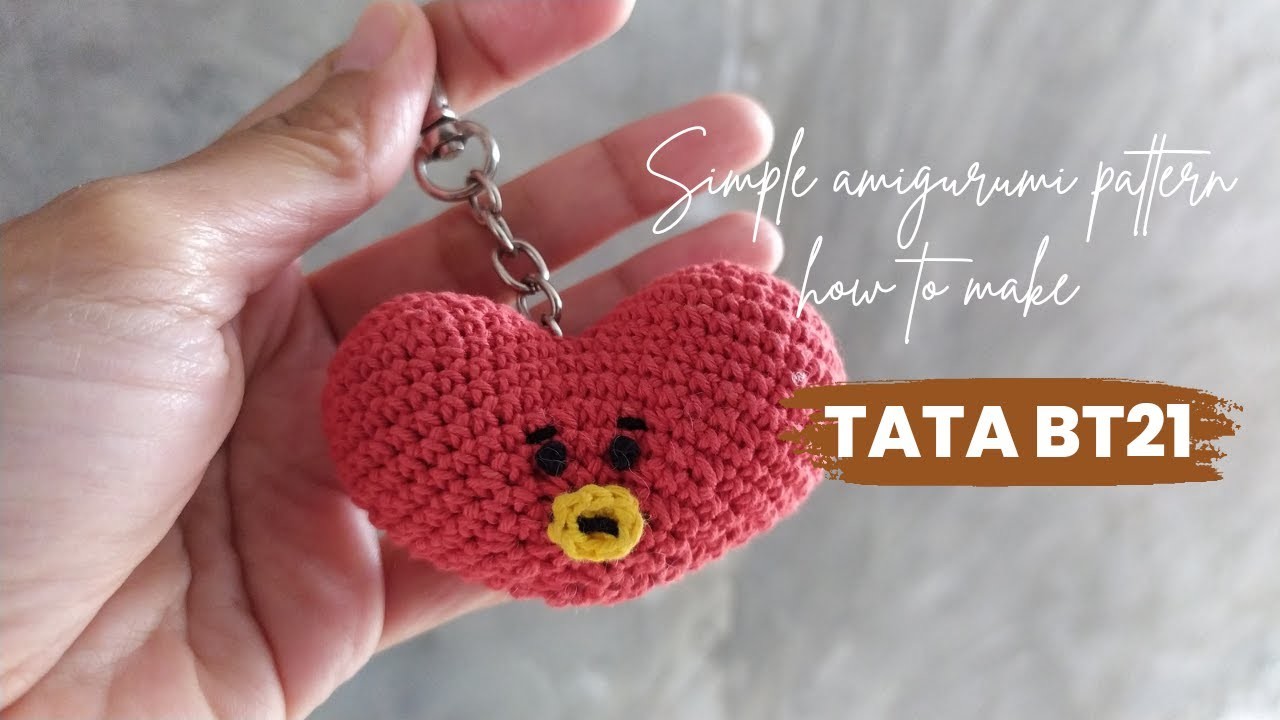 FREE AMIGURUMI PATTERN | TATA BT21 | SIMPLE PATTERN FOR BEGINNER