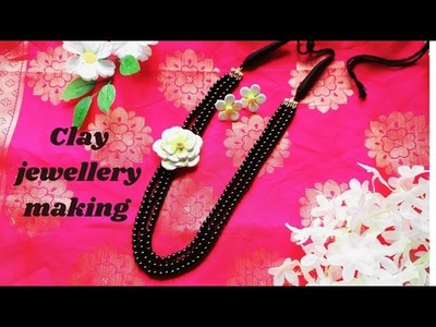 Handmade jewellery making at home |Clay jewellery making at home |Handmade jewellery designs |