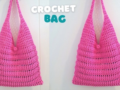 How to Crochet Shoulder Bag | We can adapt any crochet stitch to this bag model | ViVi Berry Crochet