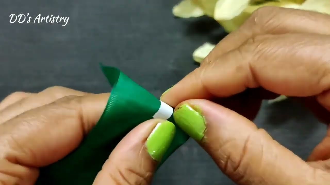 How to Make Ribbon Flowers. Satin Ribbon Flowers DIY. Ribbon Flowers Kaise Banate Hain. DIY Craft