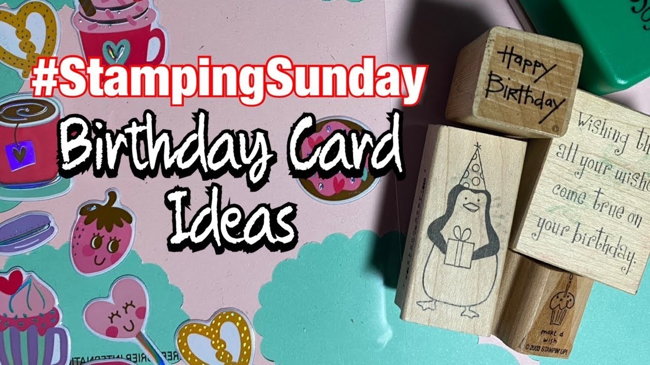 Ideas for Handmade Cards - #stampingsunday