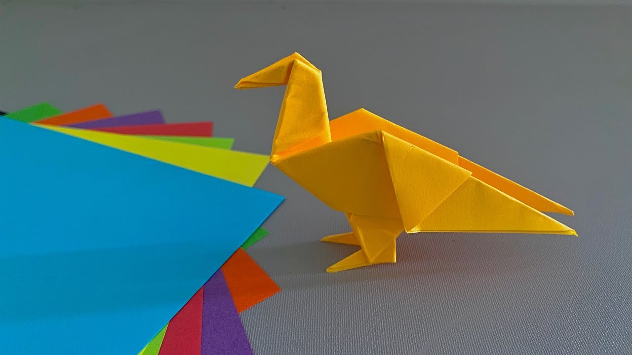Learn to make bird origami easily | Diy