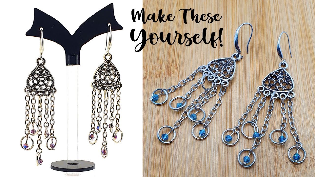 Make These Trendy Chandelier Earrings!