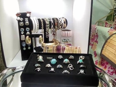 Parure Purr by Deborah WED Night Jewelry Live SALE.AUCTION Live Shopping  Vin to Mod Rings, 925