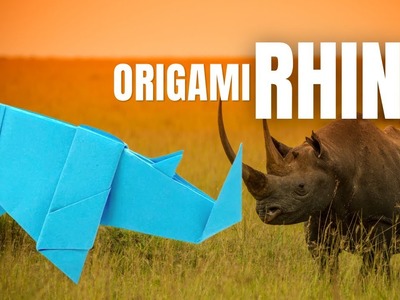 Rhino Origami: A Guide to Making a Rhinoceros Figurine
