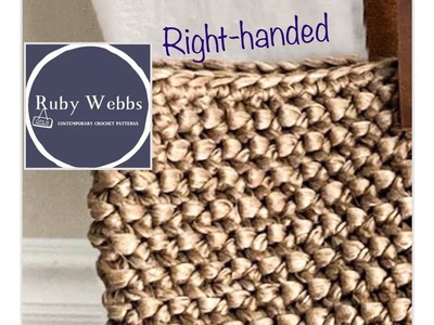 Rounds 1-4 (Right-handed), The Herringbone Half-double Crochet Stitch