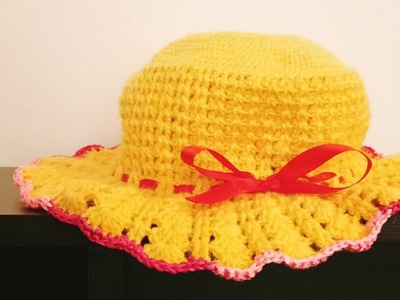 Step by step Hat ki bunai | hat design | baby hat kaise bune #youtubevideo #hat #cap #knitting