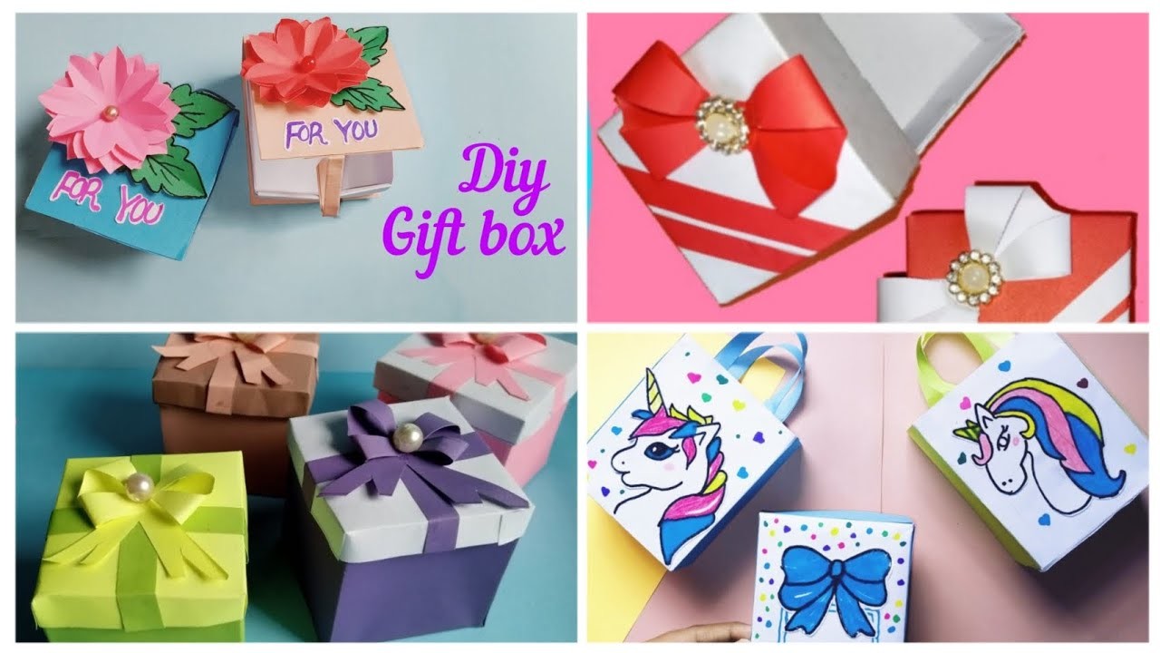 Valentine day surprised gift box ideas. 4 Fantastic gift wrap ideas