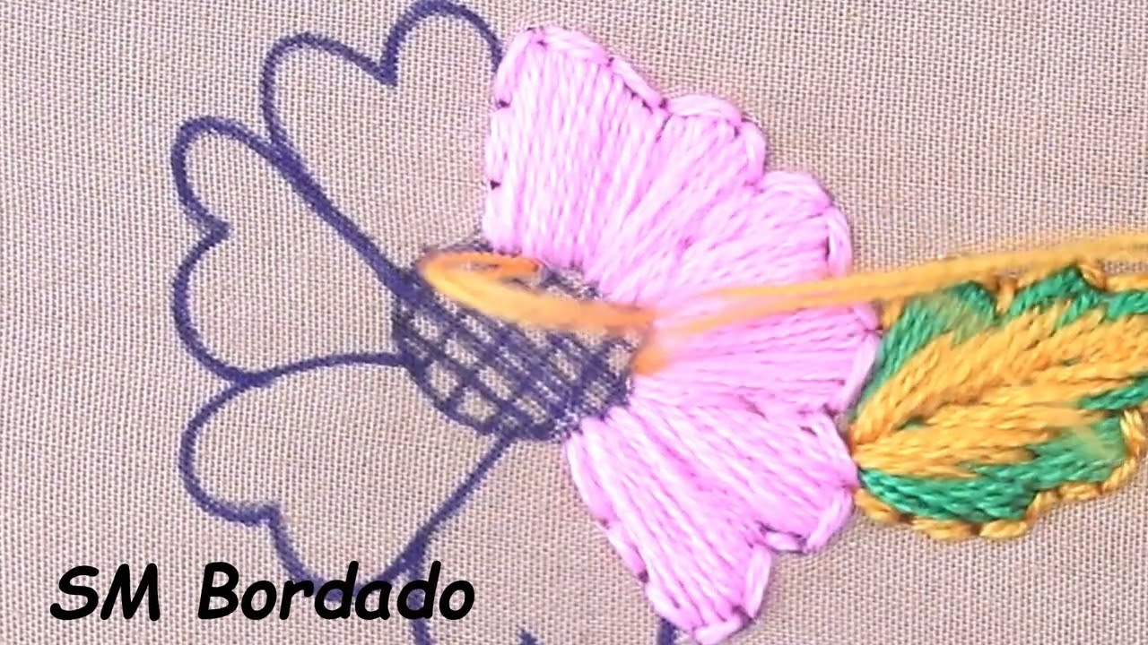 Wow! flower embroidery design and easy tricks,new gorgeous flower embroidery design