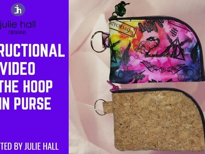 Zippered Coin Purse In The Hoop