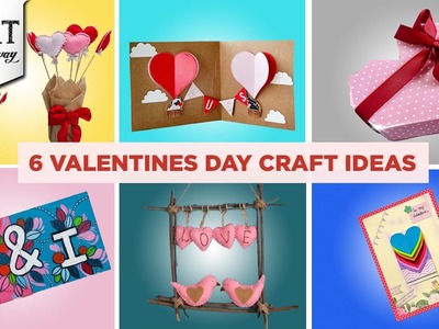 6 Valentines Day Craft Ideas | Valentines Day Decor | Gift Ideas | Handmade Cards | @VENTUNOART