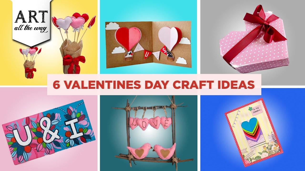 6 Valentines Day Craft Ideas | Valentines Day Decor | Gift Ideas | Handmade Cards | @VENTUNOART