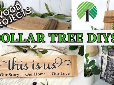 Amazing DIY WOOD Projects From Dollar Tree | Beginner Farmhouse Hacks