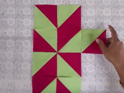 Beautiful  Patchwork From Peices Of Fabric || Patchwork Technique || Super Easy Patchwork