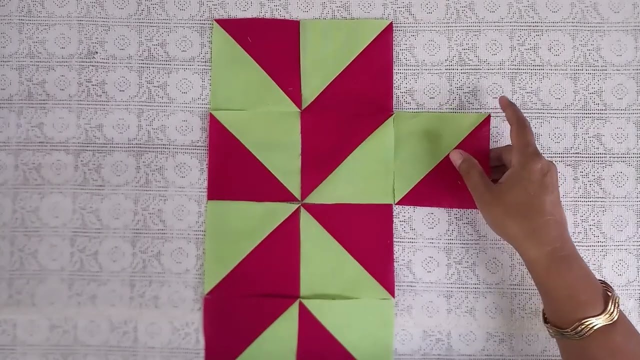 Beautiful  Patchwork From Peices Of Fabric || Patchwork Technique || Super Easy Patchwork