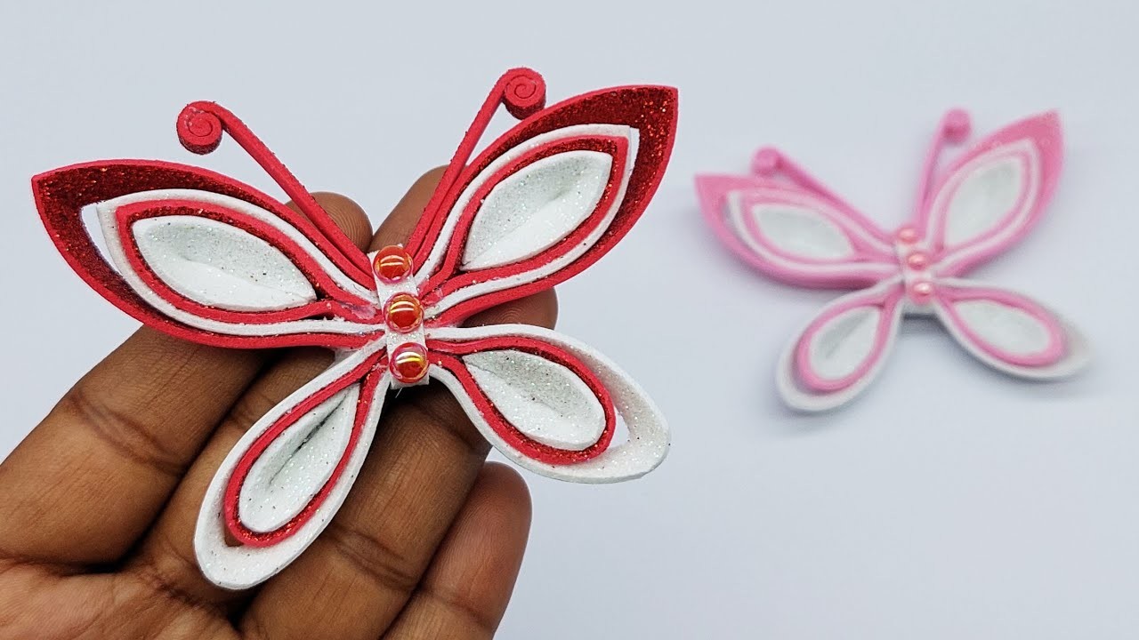 Butterfly Wall Hanging Craft | Paper Craft For Home Decor | Butterfly Wall Decor | DIY Crafts