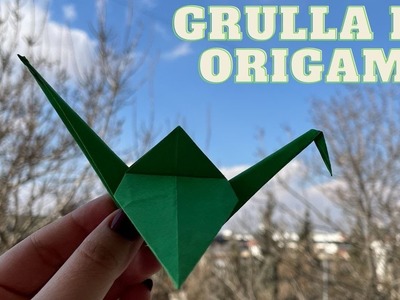 Cómo hacer una grulla de origami impresionante. Grulla de papel