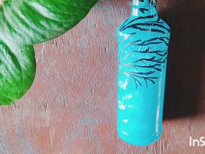 Diy bottle craft ideas|| glass bottle painting ideas|| glass bottle painting