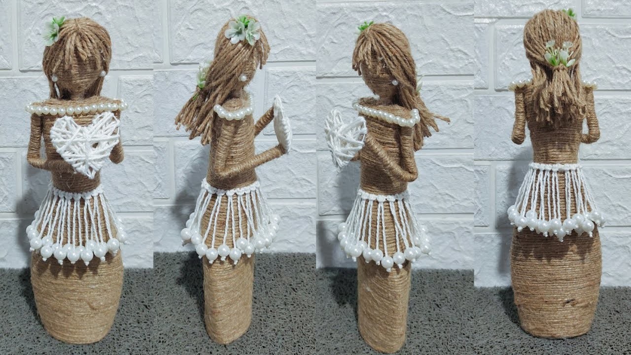 DIY || Decorate Doll With Jute || Beauty Craft || How To Make