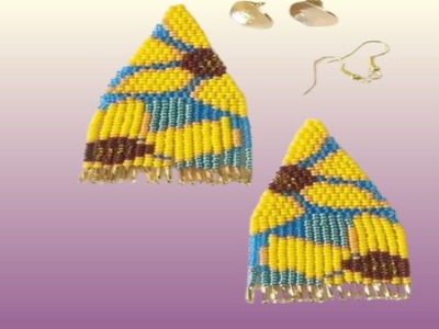 ????DIY Earrings ????how to make beaded earrings #putirkaj.part 2