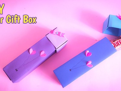 DIY PAPER GIFT BOX IDEA | CHOCOLATE GIFT BOX IDEA | PAPER CRAFT
