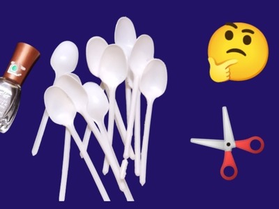 DIY Spoon Crafts Idea.Plastic Spoon ???? Craft Idea.Home???? Decor||#plasticspooncraft @artcrafts8483